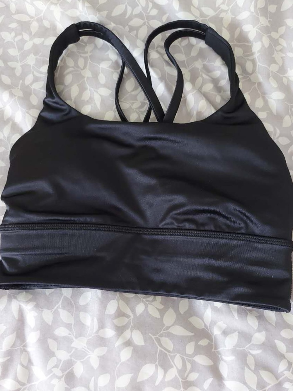 Lululemon black sports bra